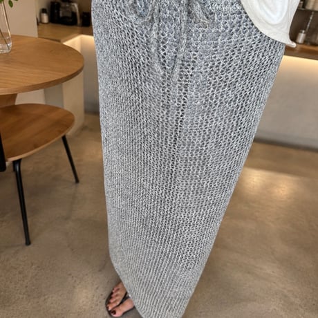 メッシュロングスカート