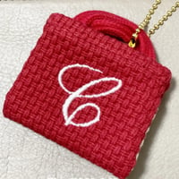 イニシャルミニバッグチャーム『C』