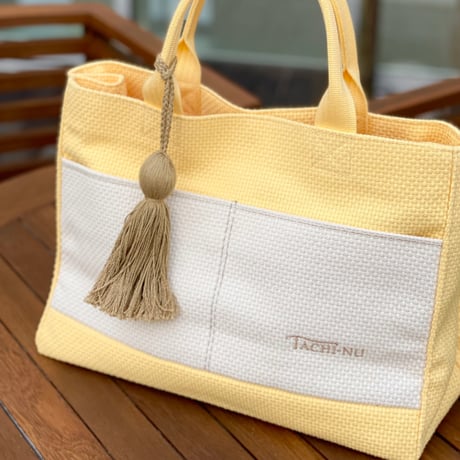 TASSELトートバッグ 両面タイプ Lサイズ  限定色EGG