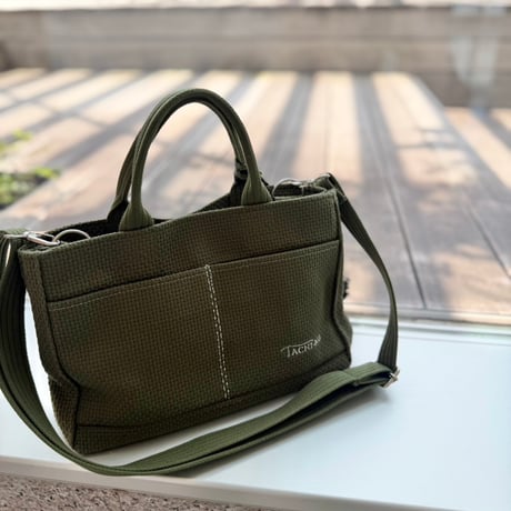 TASSELトートバッグ両面　Sサイズ　数量限定KHAKI