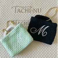イニシャルミニバッグチャーム『M』