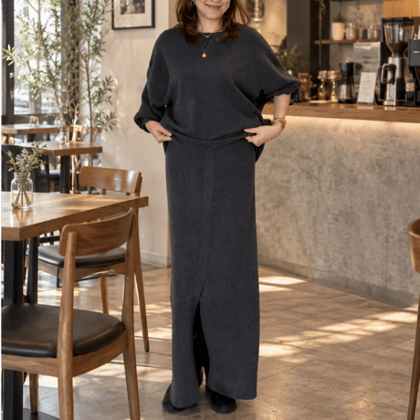 ito~u♡オリジナル　ミラノリブニット　トップス&スカートセット