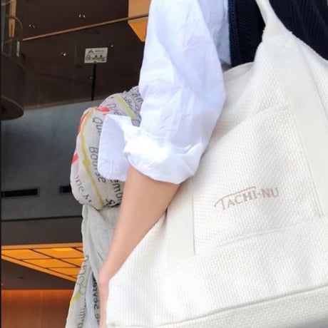 BASICトートバッグ (L) アイボリー