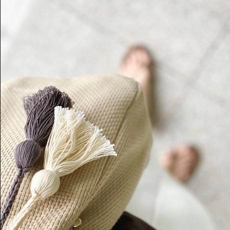 STRING new BEIGE  ※タッセルチャームSサイズ2個付き