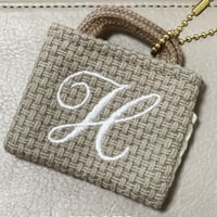 イニシャルミニバッグチャーム『H』