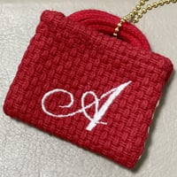イニシャルミニバッグチャーム『A』