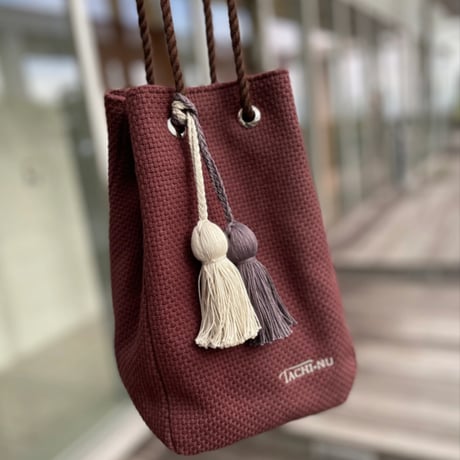 STRING 2025AW限定色ボルドー　※タッセルチャームSサイズ2個付き