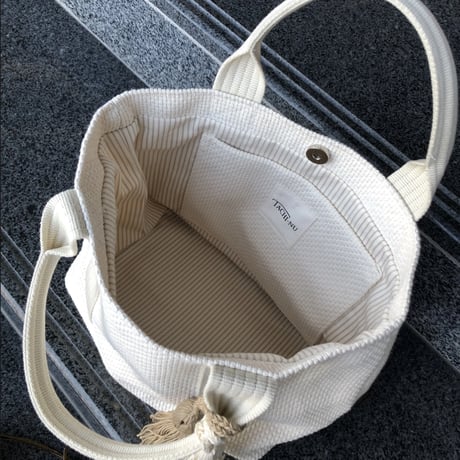 BASICトートバッグ (S) アイボリー