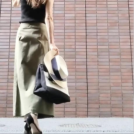 TASSELトートバッグ両面Lサイズ ブラック