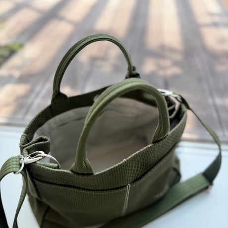 TASSELトートバッグ両面　Sサイズ　数量限定KHAKI