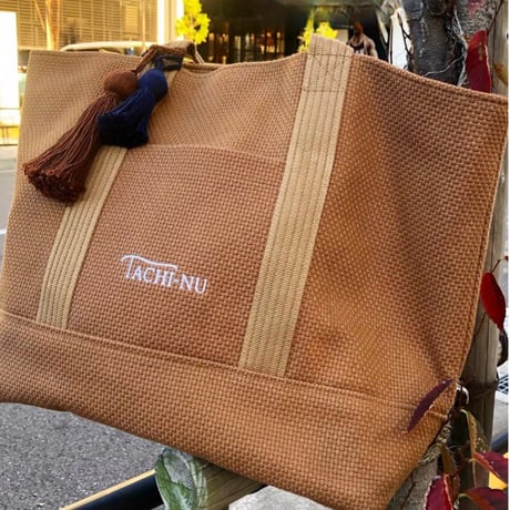 BASICトートバッグ(L)キャメル