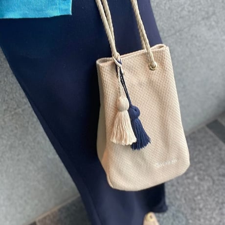 STRING new BEIGE  ※タッセルチャームSサイズ2個付き