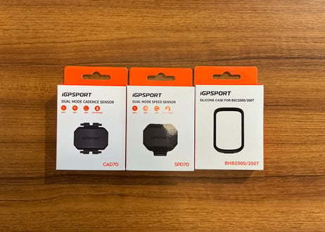 IGPSPORT BSC200S サイクルコンピューター&ケイデンス/スピードセンサー/シリコンケース セット