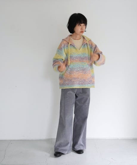 MEYAME / WOOL MEXICAN KNIT PARKA (2 COLORS)