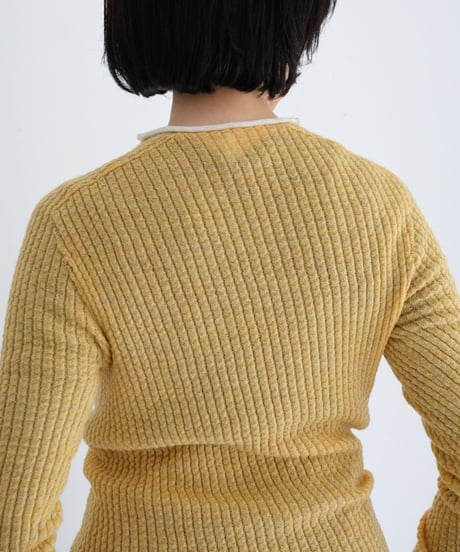 YULA / ARRANGEMENT RIB WOOL INNER (3 COLORS)
