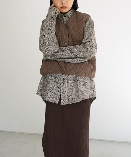 KLOKE / STATIC QUILTED DOWN VEST (2 SIZES)