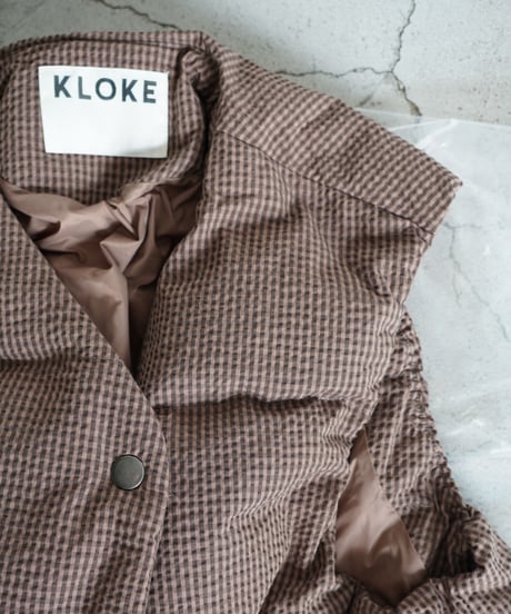 KLOKE / STATIC QUILTED DOWN VEST (2 SIZES)