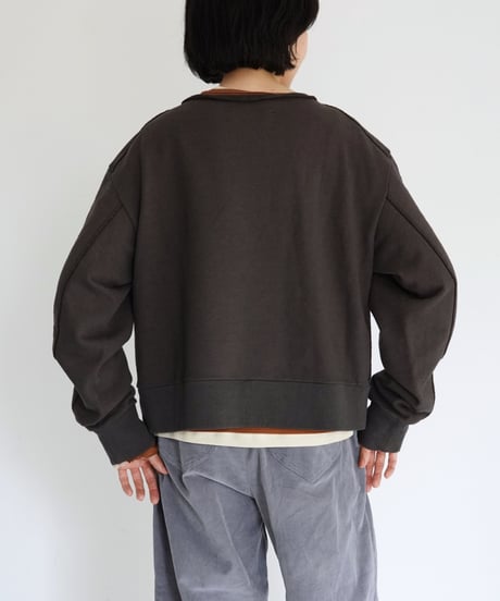 kéngo / slash neck sweat “mini” (2 COLORS)