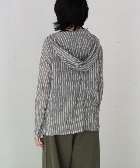 MEYAME / STRIPED LIGHT PARKA (2 COLORS)