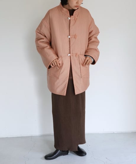 kéngo / recycled cotton rib long skirt (3 COLORS)