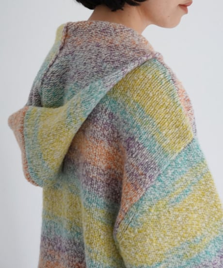 MEYAME / WOOL MEXICAN KNIT PARKA (2 COLORS)