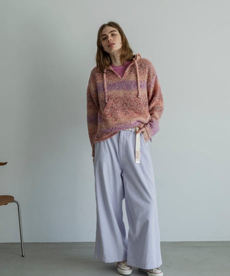 MEYAME / WOOL MEXICAN KNIT PARKA (2 COLORS)