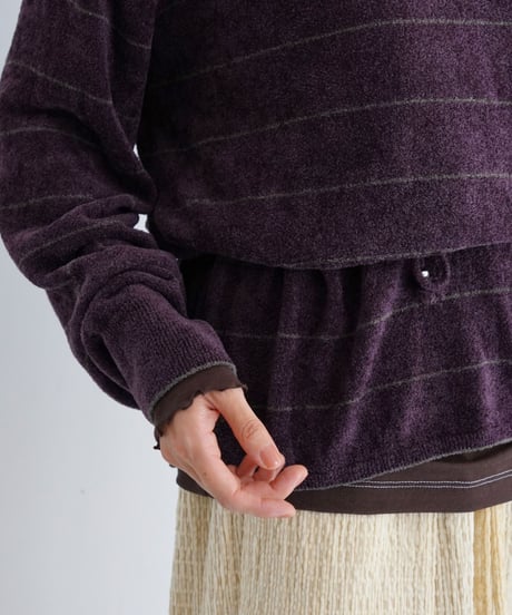 JöICEADDED / Velour Knit Sweater (2 COLORS)