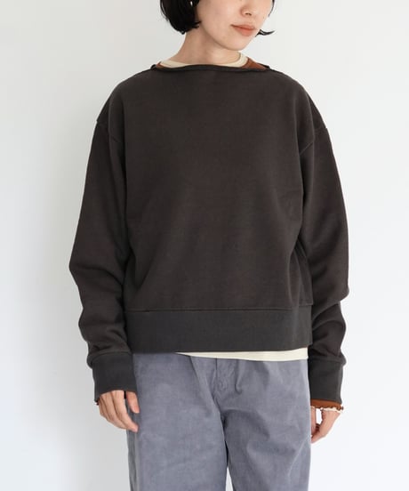 kéngo / slash neck sweat “mini” (2 COLORS)