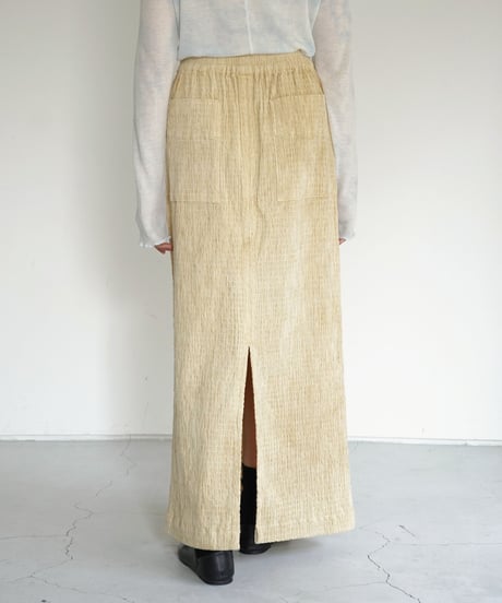 kéngo / comfort corduroy 4-pockets skirt (2 COLORS)