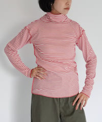 MEYAME / BORDER SOFT RIB TURTLENECK (2 COLORS)