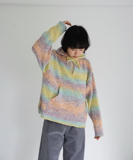 MEYAME / WOOL MEXICAN KNIT PARKA (2 COLORS)