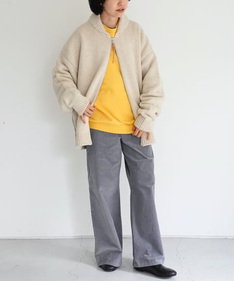 MEYAME / SWITCHING PATTERN SWEAT (BRUSHED LINING) - (3 COLORS)