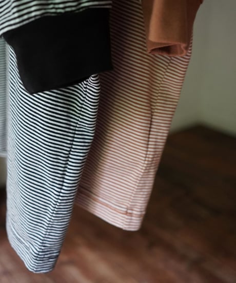 MEYAME / BORDER HALF SLEEVE TEE (2 COLORS)