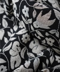kéngo / “anohito” jacquard loose pants (black)