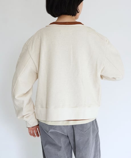 kéngo / slash neck sweat “mini” (2 COLORS)