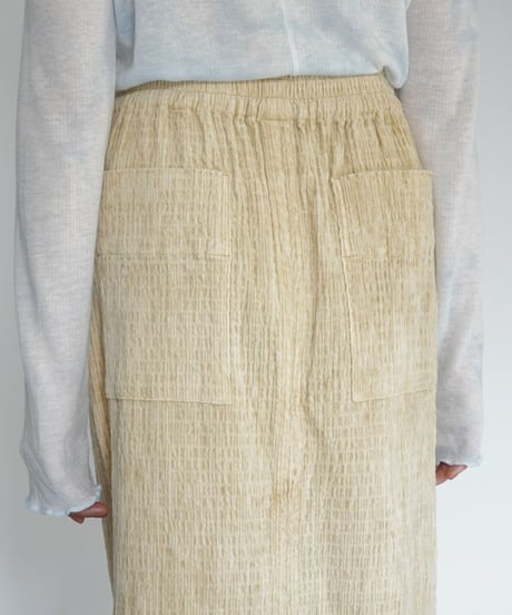 kéngo / comfort corduroy 4-pockets skirt (2 COLORS)