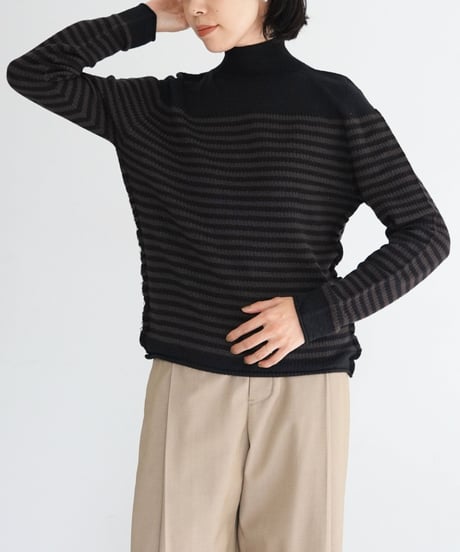 ONICA / Stripe Turtleneck Top (3 COLORS)