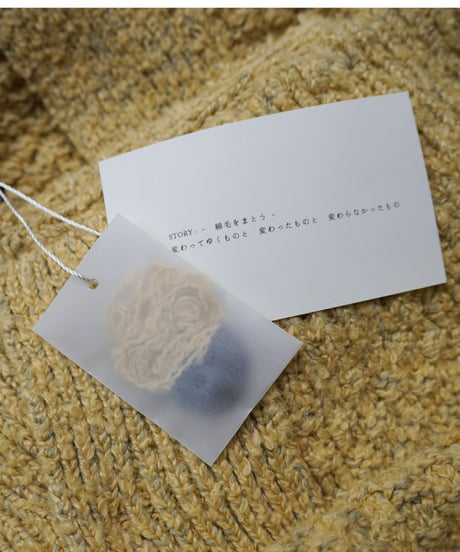 ONICA / Loop-yarn Pocket Cardigan (YELLOW)