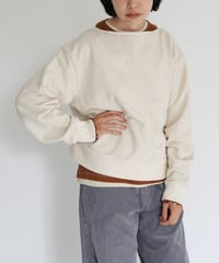 kéngo / slash neck sweat “mini” (2 COLORS)