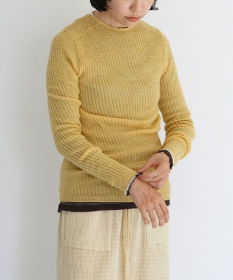 YULA / ARRANGEMENT RIB WOOL INNER (3 COLORS)