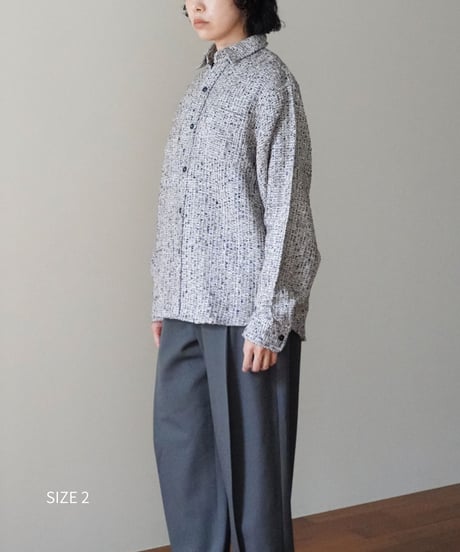 Suno & Morrison / SILK VISCOSE BOUCLE SHIRTS (2 SIZE)
