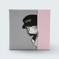 【受注生産】YOSHIOKA『 ちら 』プリントキャンバス 10×10cm
