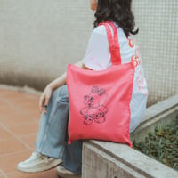 若林 萌 トートバッグ 『 Elephant 』/ ラズベリーピンク