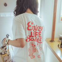 若林 萌 Tシャツ『 Enjoy LIFE Society 』
