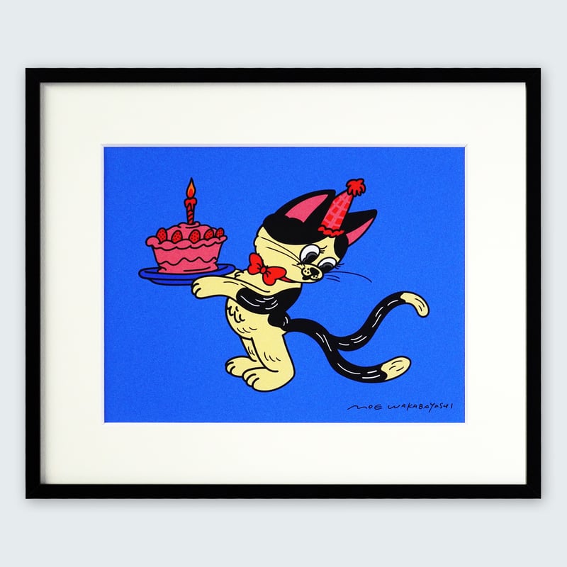 若林 萌 『 今日から猫又 』直筆サイン入り複製原画 | LIN gallery