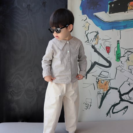 ストライプシャツ(80~120cm)