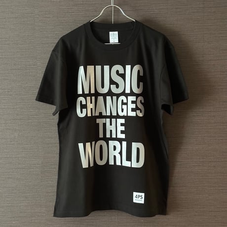 MUSIC リフレクター  Tシャツ  Black