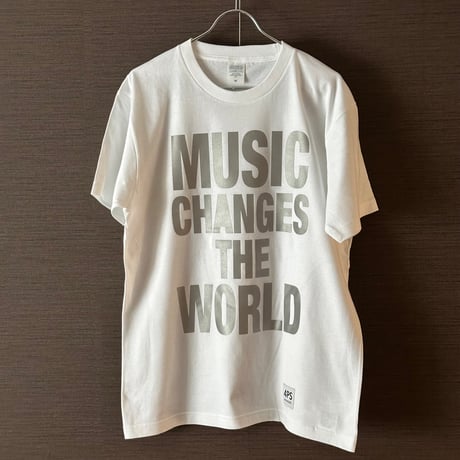 MUSIC リフレクター  Tシャツ  White