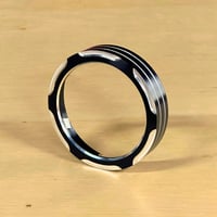 レブル250　アルミメーターリング　コントラストカット