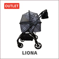 LIONA ピッコロカーネリオナ  ファスナータイプ アウトレット品  グレーチェック　148